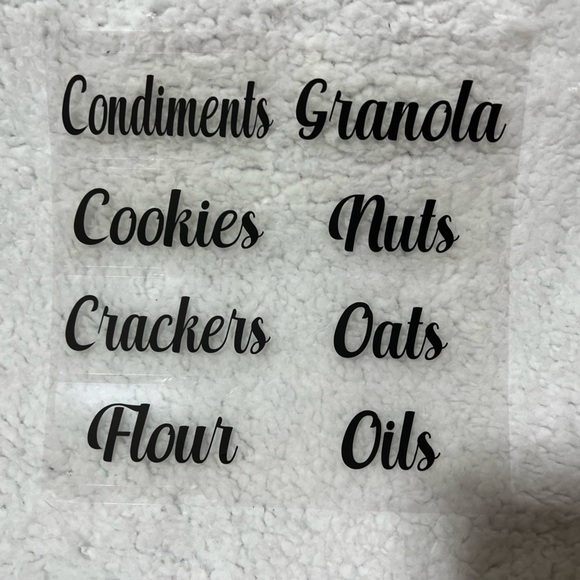 PANTRY ORGANIZATION LABELS - Picture 4 of 5